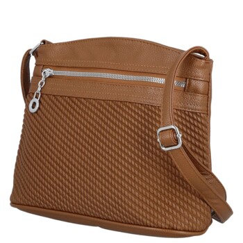 Dámská crossbody kabelka hnědá - Firenze Kora