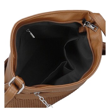Dámská crossbody kabelka hnědá - Firenze Kora