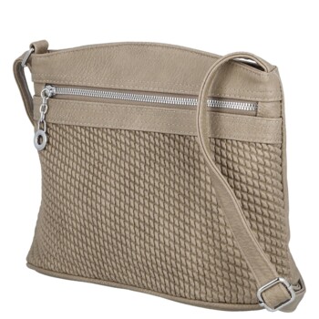 Dámská crossbody kabelka béžová - Firenze Kora