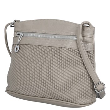 Dámská crossbody kabelka šedá - Firenze Kora