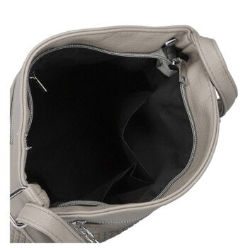 Dámská crossbody kabelka šedá - Firenze Kora