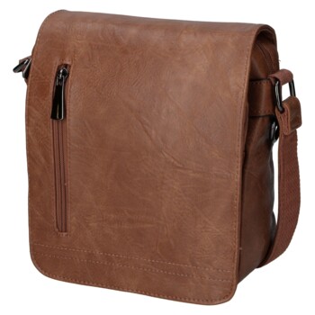 Pánská crossbody taška hnědá - Coveri Manuil