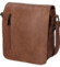 Pánská crossbody taška hnědá - Coveri Manuil