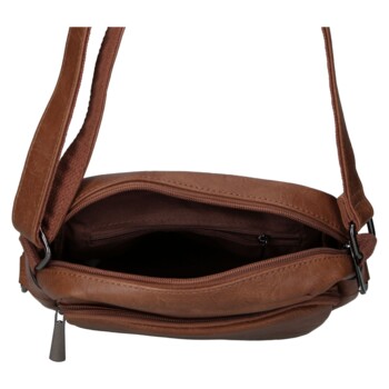 Pánská crossbody taška hnědá - Coveri Manuil