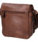 Pánská crossbody taška tmavě hnědá - Coveri Manuil