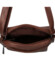 Pánská crossbody taška tmavě hnědá - Coveri Manuil