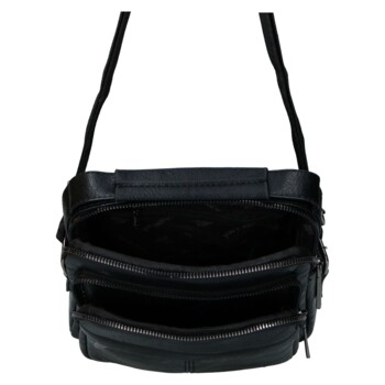 Pánská crossbody taška černá - Coveri Kyril