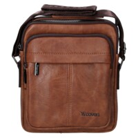 Pánská crossbody taška hnědá - Coveri Kyril