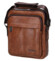 Pánská crossbody taška hnědá - Coveri Kyril