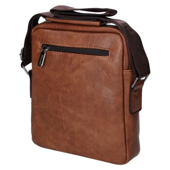 Pánská crossbody taška hnědá - Coveri Kyril