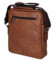 Pánská crossbody taška hnědá - Coveri Kyril