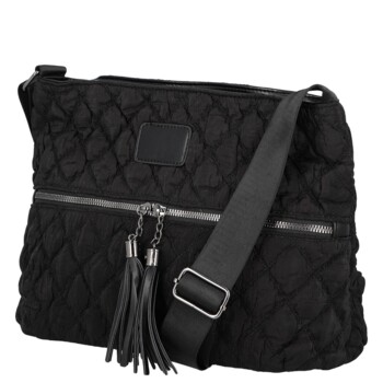 Dámská crossbody kabelka černá - Firenze Nellisa