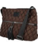 Dámská crossbody kabelka coffee - Firenze Nellisa