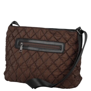 Dámská crossbody kabelka coffee - Firenze Nellisa