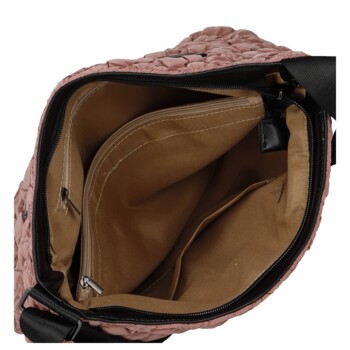 Dámská crossbody kabelka růžová - Firenze Nellisa