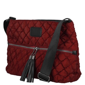 Dámská crossbody kabelka vínová - Firenze Nellisa