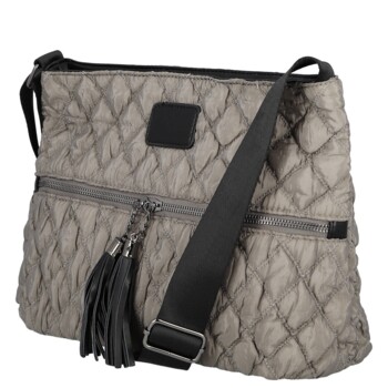 Dámská crossbody kabelka šedá - Firenze Nellisa