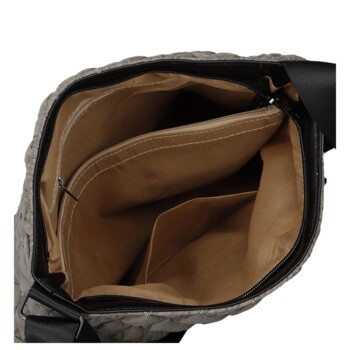 Dámská crossbody kabelka šedá - Firenze Nellisa