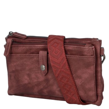 Dámská crossbody kabelka vínová - MaxFly Essia