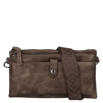 Dámská crossbody kabelka coffee - MaxFly Essia
