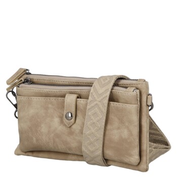 Dámská crossbody kabelka béžová - MaxFly Essia