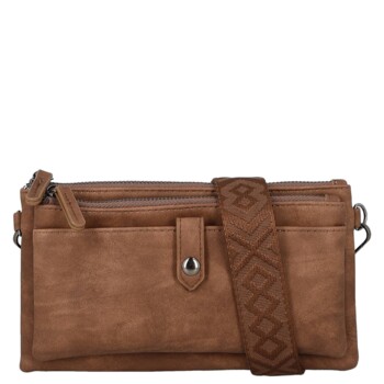 Dámská crossbody kabelka hnědá - MaxFly Essia
