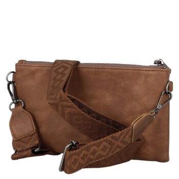 Dámská crossbody kabelka hnědá - MaxFly Essia