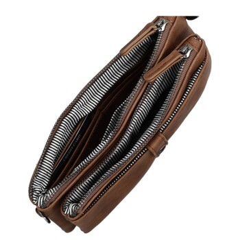 Dámská crossbody kabelka hnědá - MaxFly Essia