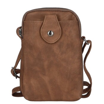 Dámská crossbody kabelka hnědá - MaxFly Jamie