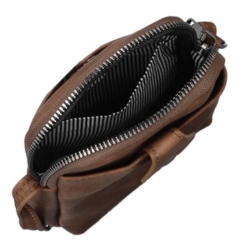 Dámská crossbody kabelka hnědá - MaxFly Jamie