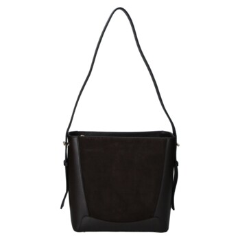 Dámská kožená kabelka přes rameno hnědá - Delami Vera Pelle Narcis