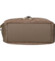 Dámská kožená crossbody kabelka taupe - Delami Vera Pelle Editka