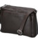 Dámská kožená crossbody kabelka coffee - Delami Vera Pelle Bandit