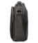 Dámská kožená crossbody kabelka coffee - Delami Vera Pelle Bandit