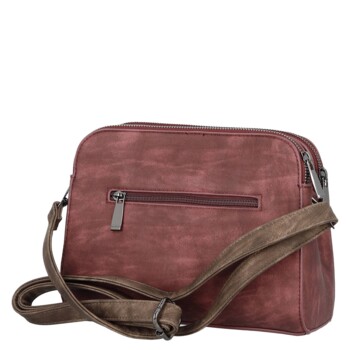Dámská crossbody kabelka vínová - MaxFly Nenet