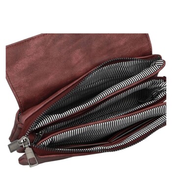 Dámská crossbody kabelka vínová - MaxFly Oktavie