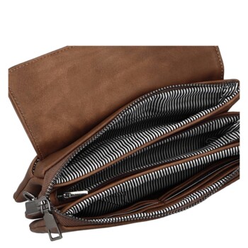 Dámská crossbody kabelka hnědá - MaxFly Oktavie