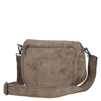 Dámská ledvinka šedohnědá - Paolo Bags Daisy