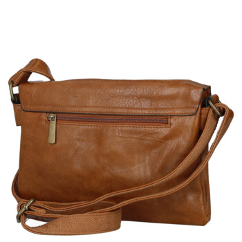 Dámská crossbody kabelka hnědá - Paolo bags Vaiana