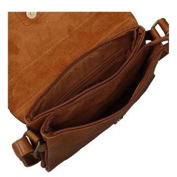 Dámská crossbody kabelka hnědá - Paolo bags Vaiana