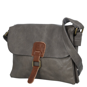 Dámská crossbody kabelka šedá - Paolo bags Vaiana