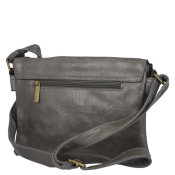 Dámská crossbody kabelka šedá - Paolo bags Vaiana