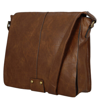 Dámská crossbody kabelka hnědá - Paolo Bags Lois