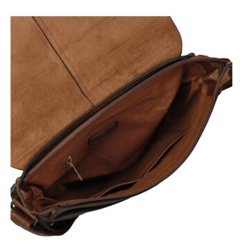 Dámská crossbody kabelka hnědá - Paolo Bags Lois