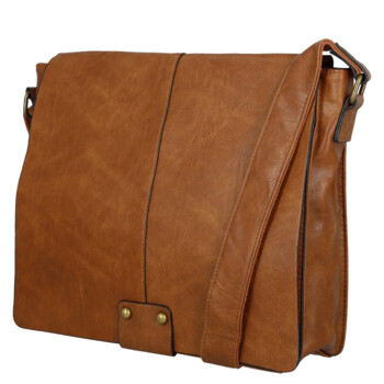 Dámská crossbody kabelka camel - Paolo Bags Lois