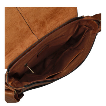 Dámská crossbody kabelka camel - Paolo Bags Lois