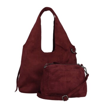 Dámský set kabelek vínový - Paolo bags Kupria