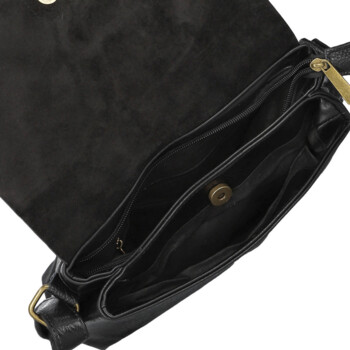 Dámská crossbody kabelka černá - Paolo bags Ofélie