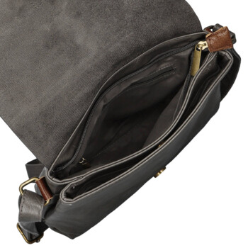 Dámská crossbody kabelka šedá - Paolo bags Ofélie