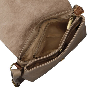 Dámská crossbody kabelka béžová - Paolo bags Ofélie